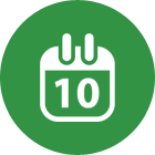 Calendar date icon